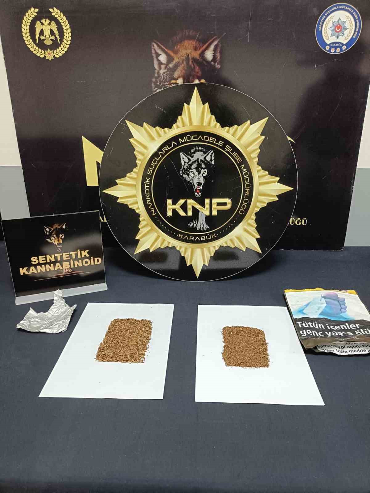 Karabük’te uyuşturucu operasyonlarında 1 tutuklama
