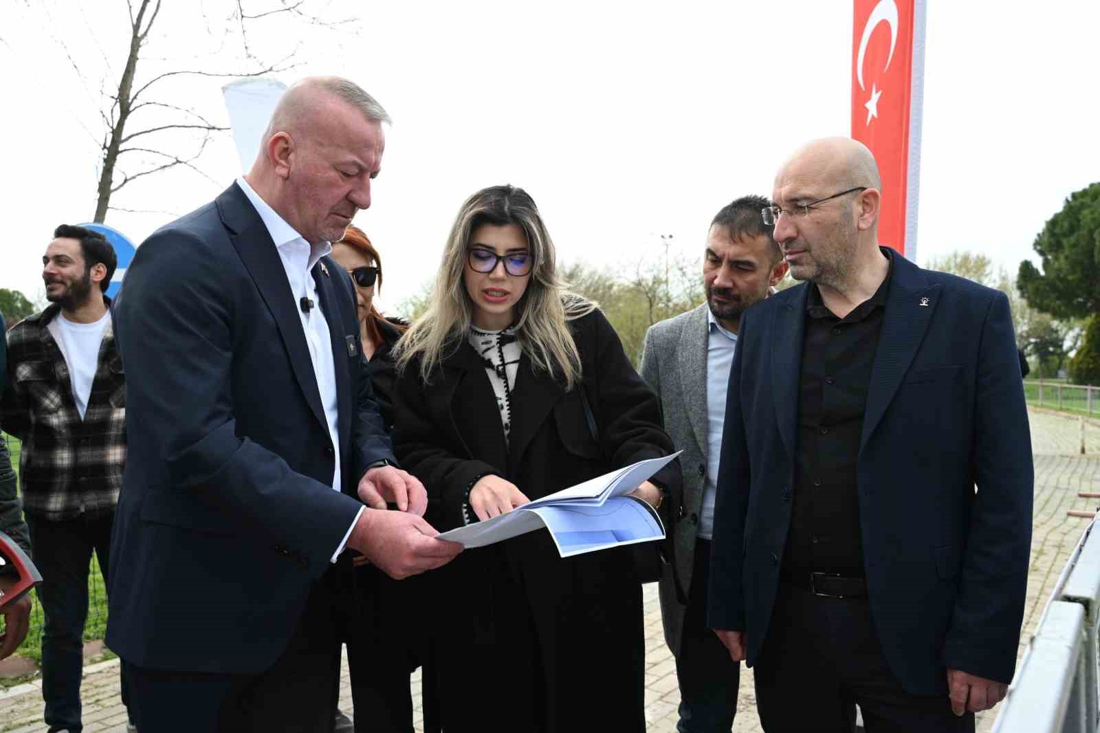 Karacabey’de hamam ve sauna kompleksinin temelleri atıldı
