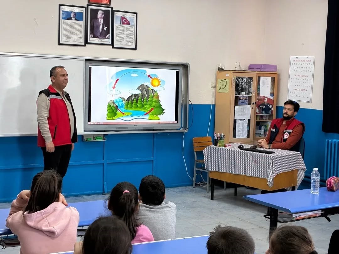 Karacasu’da öğrencilere su verimliliğinin önemi anlatıldı
