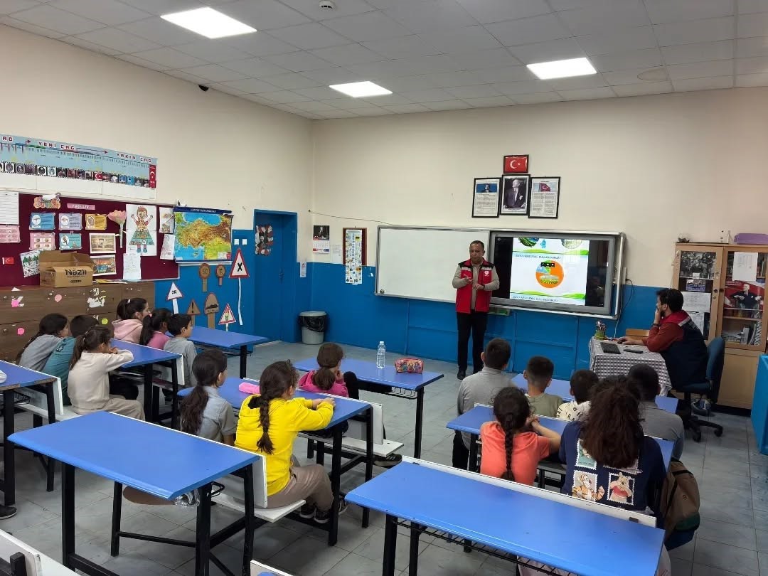 Karacasu’da öğrencilere su verimliliğinin önemi anlatıldı
