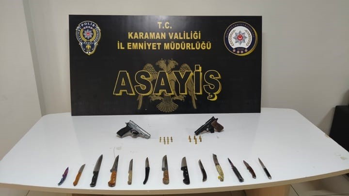 Karaman’da aranan 9 kişi tutuklandı
