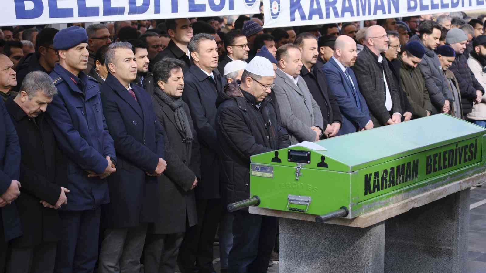 Karaman’da hayatını kaybeden Milletvekili Osman Sağlam’ın amcası toprağa verildi
