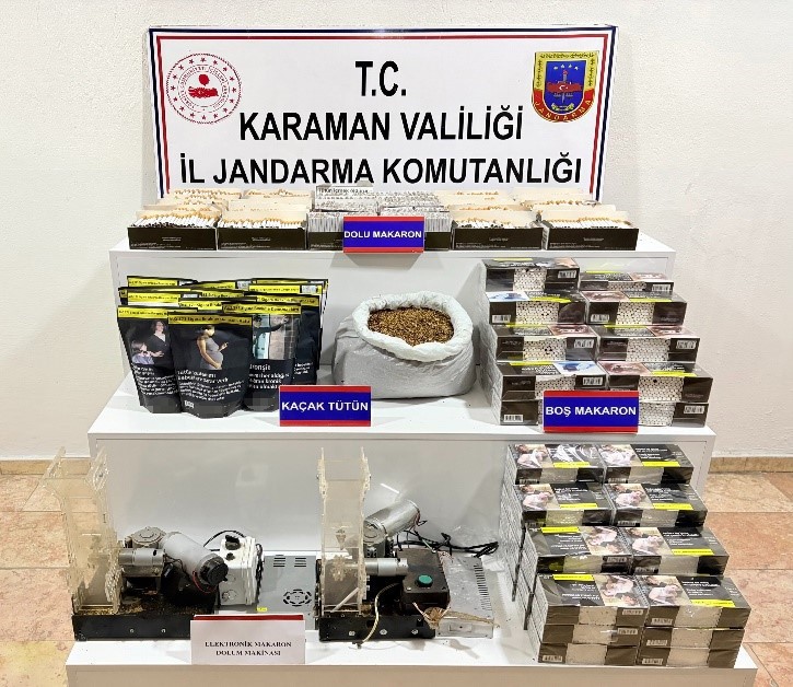 Karaman’da kaçak alkol ele geçirildi
