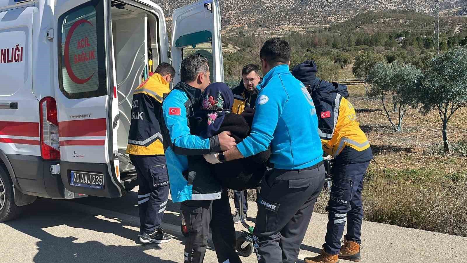 Karaman’da kaybolan yaşlı kadın 12 saat sonra sağ salim bulundu
