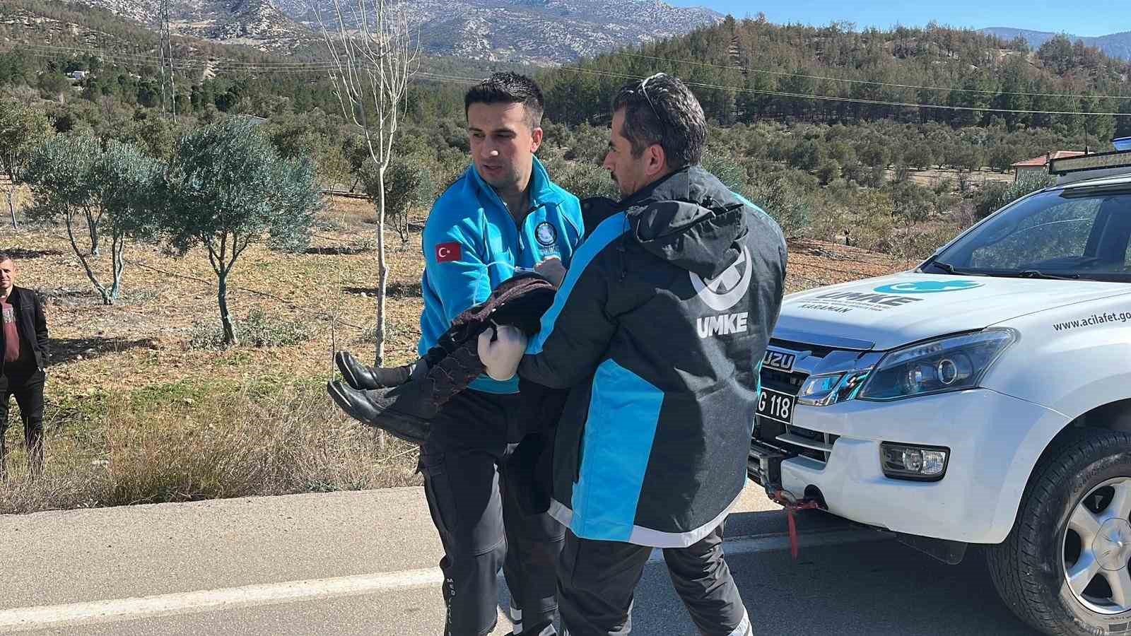 Karaman’da kaybolan yaşlı kadın 12 saat sonra sağ salim bulundu
