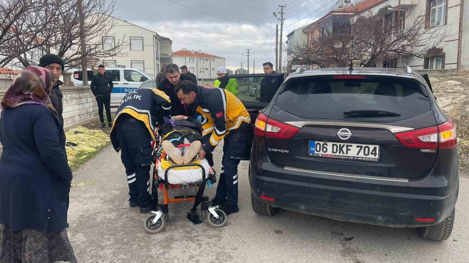 Karaman’da otomobil ile cip çarpıştı: 1 yaralı
