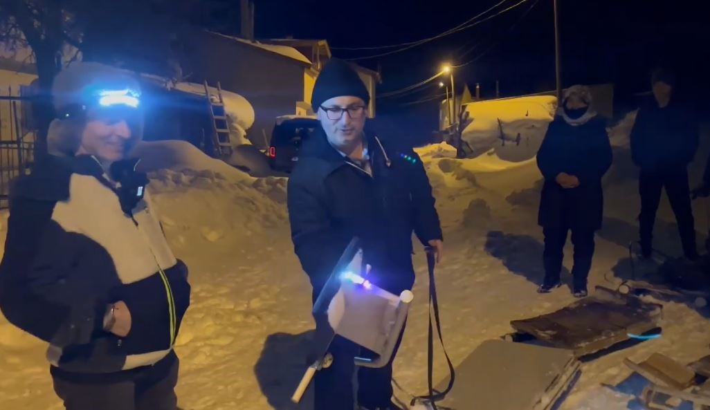 Karın tadını çıkarmak için İstanbul’dan Sivas’a akın ettiler
