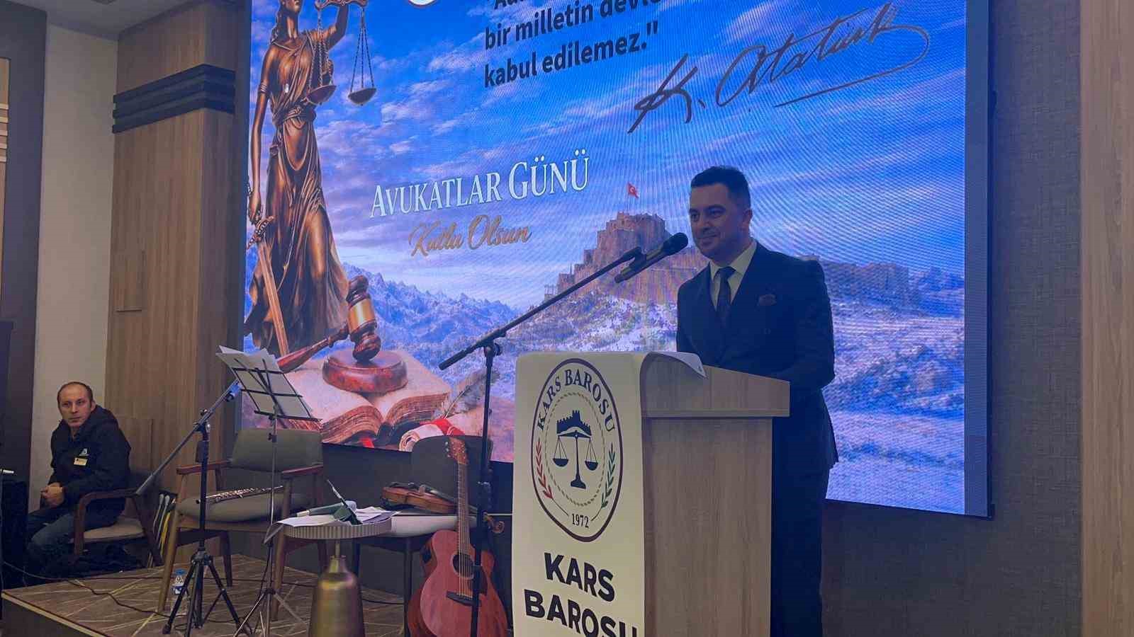 Kars Baro Başkanı Yağcı: "Avukatlık adaletin en güçlü teminatıdır"
