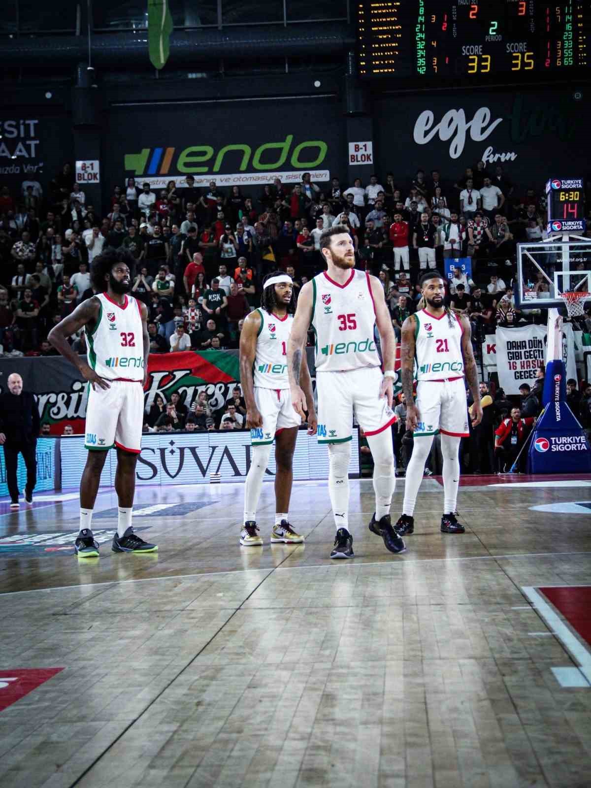 Karşıyaka Basketbol, ligde kalma iddiasını sürdürdü
