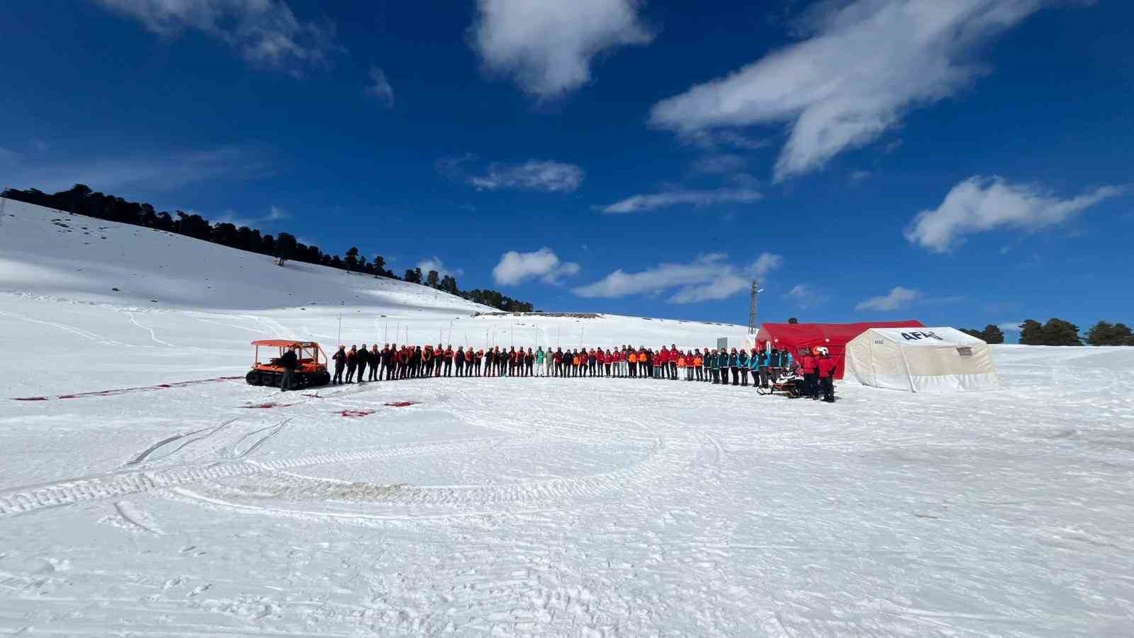 Kars’ta nefes kesen çığ tatbikatı: Ekipler zamanla yarıştı
