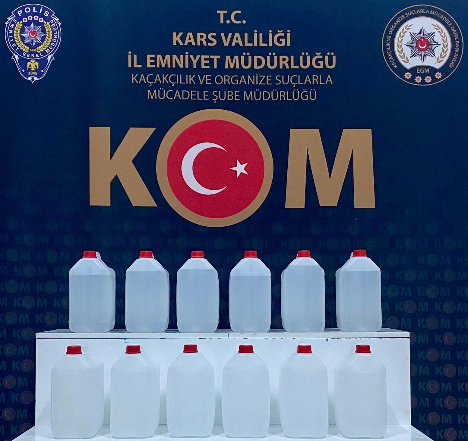Kars’ta yılbaşı öncesi sahte içki operasyonunda 13 gözaltı
