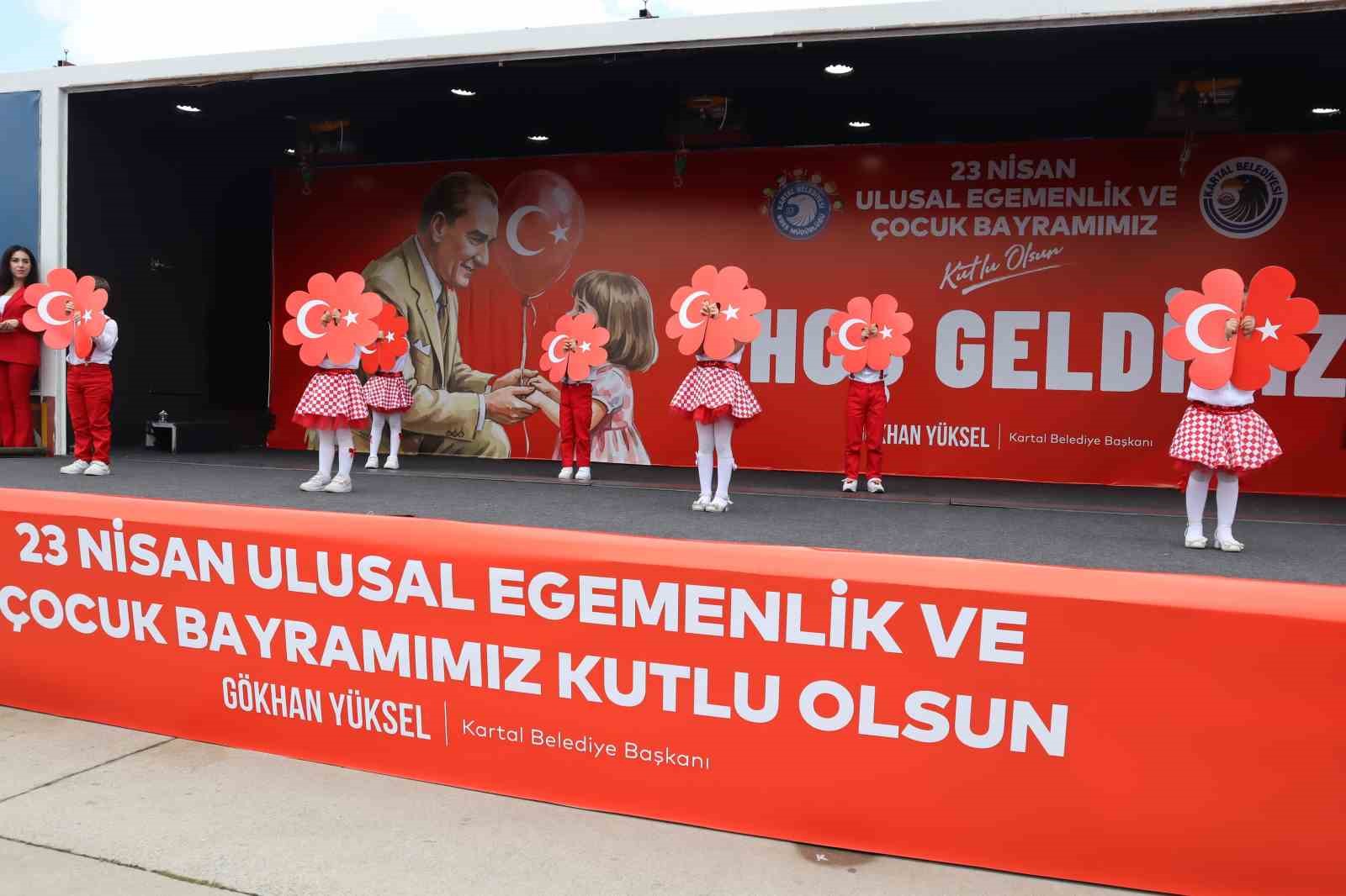Kartal’da Ulusal Egemenlik ve Çocuk Bayramı coşkuyla kutlandı
