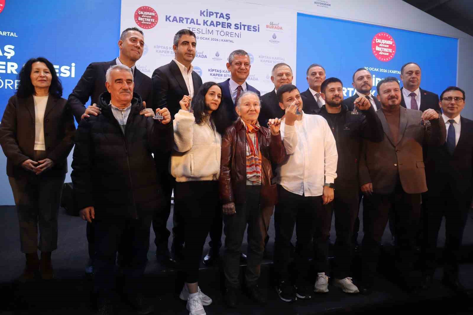 Kartallılar KİPTAŞ Kaper Sitesi’nde yeni evlerine kavuştu
