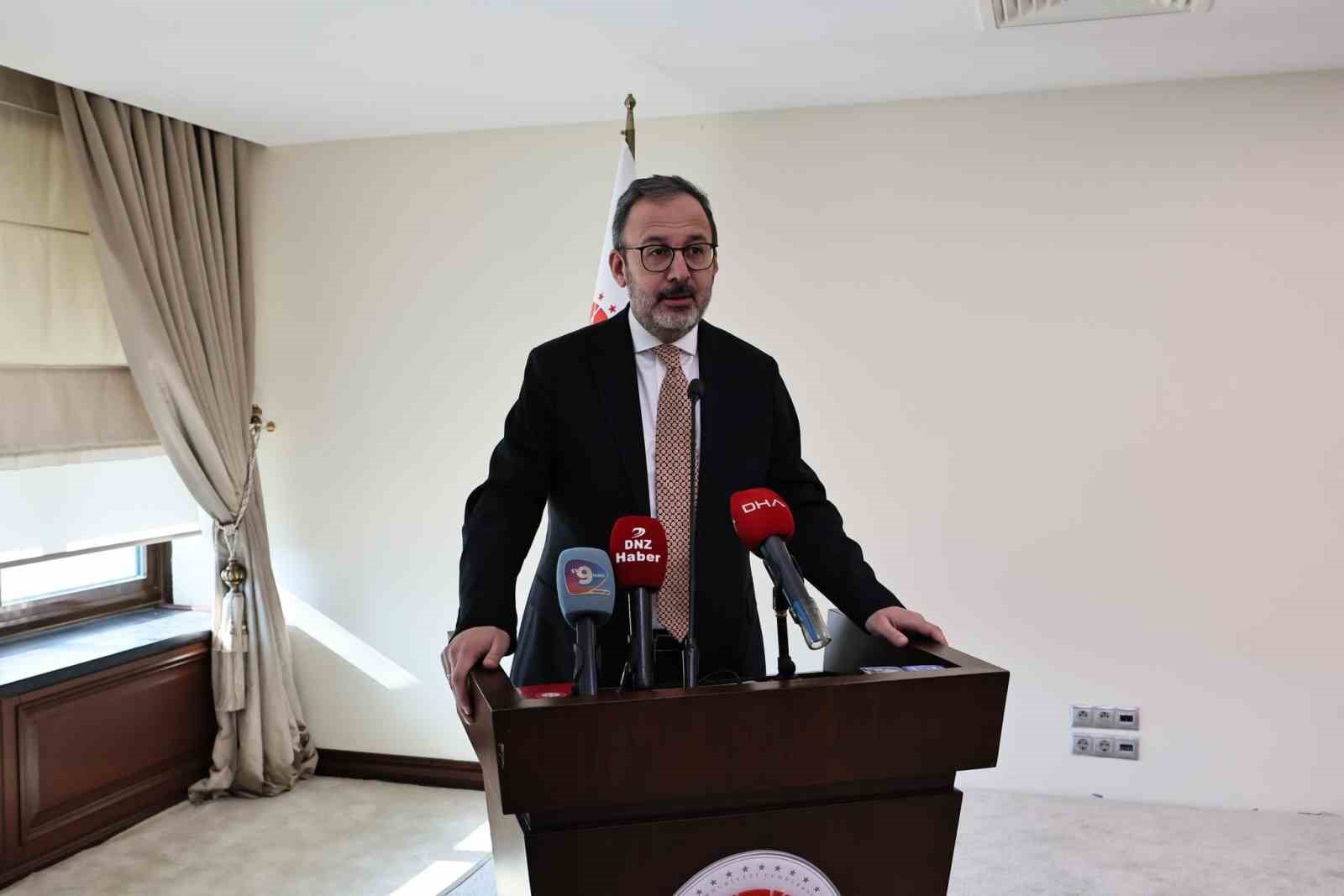 Kasapoğlu: "Türkiye’de çok güçlü bir spor tesisi alt yapısı var"
