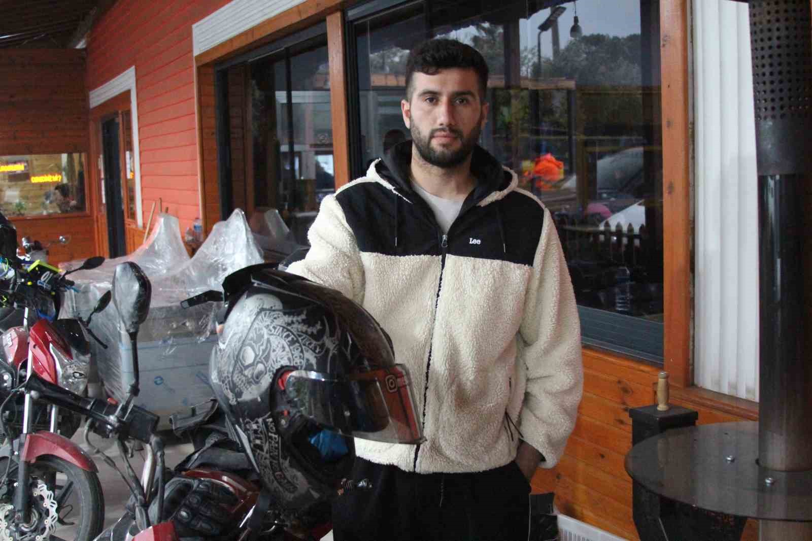 Kaskı ölümden kurtardı: Tırın altında kalan sürücü yaşananları anlattı
