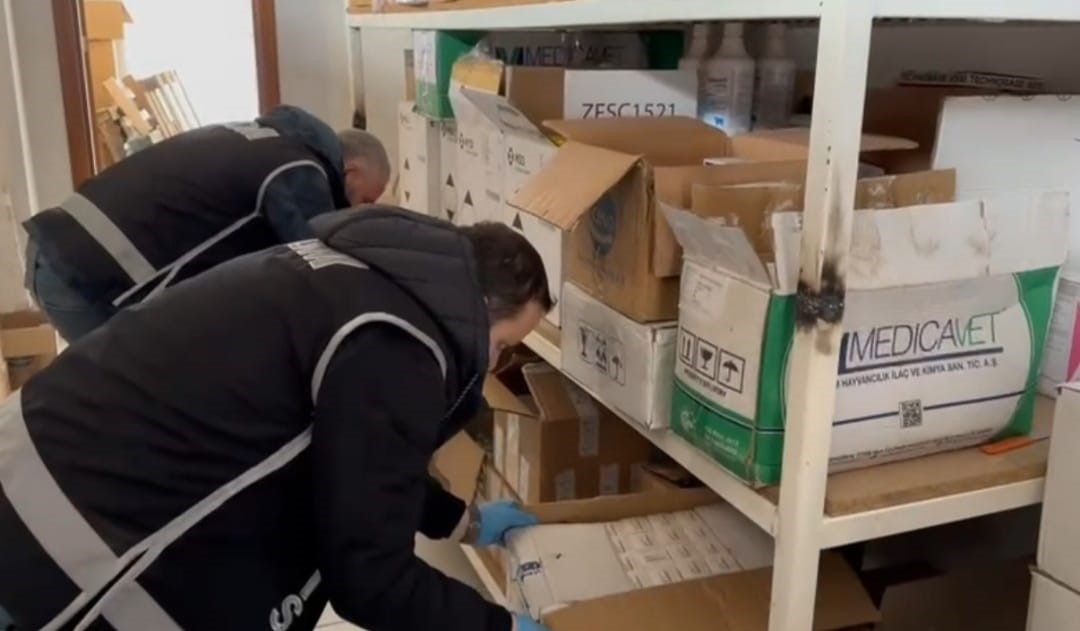 Kastamonu’da 30 milyon TL’lik hayvansal veteriner ilacı ele geçirildi

