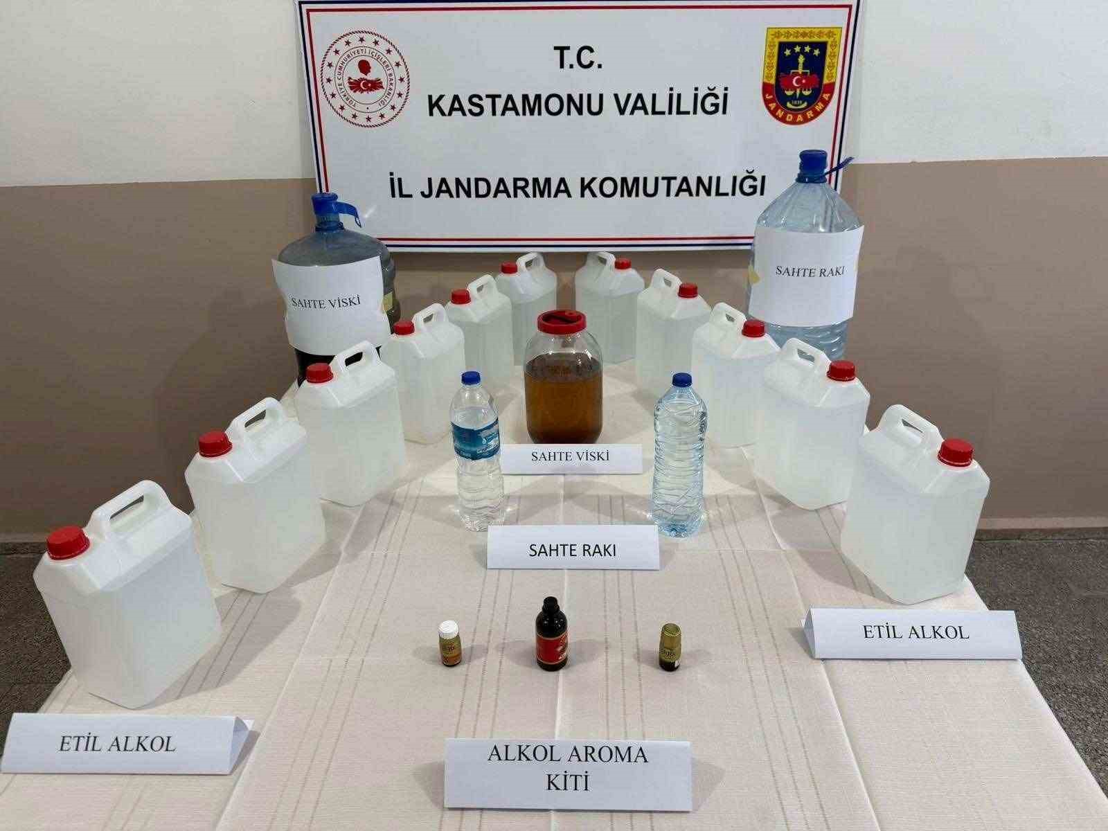 Kastamonu’da sahte içi operasyonu: 4 gözaltı
