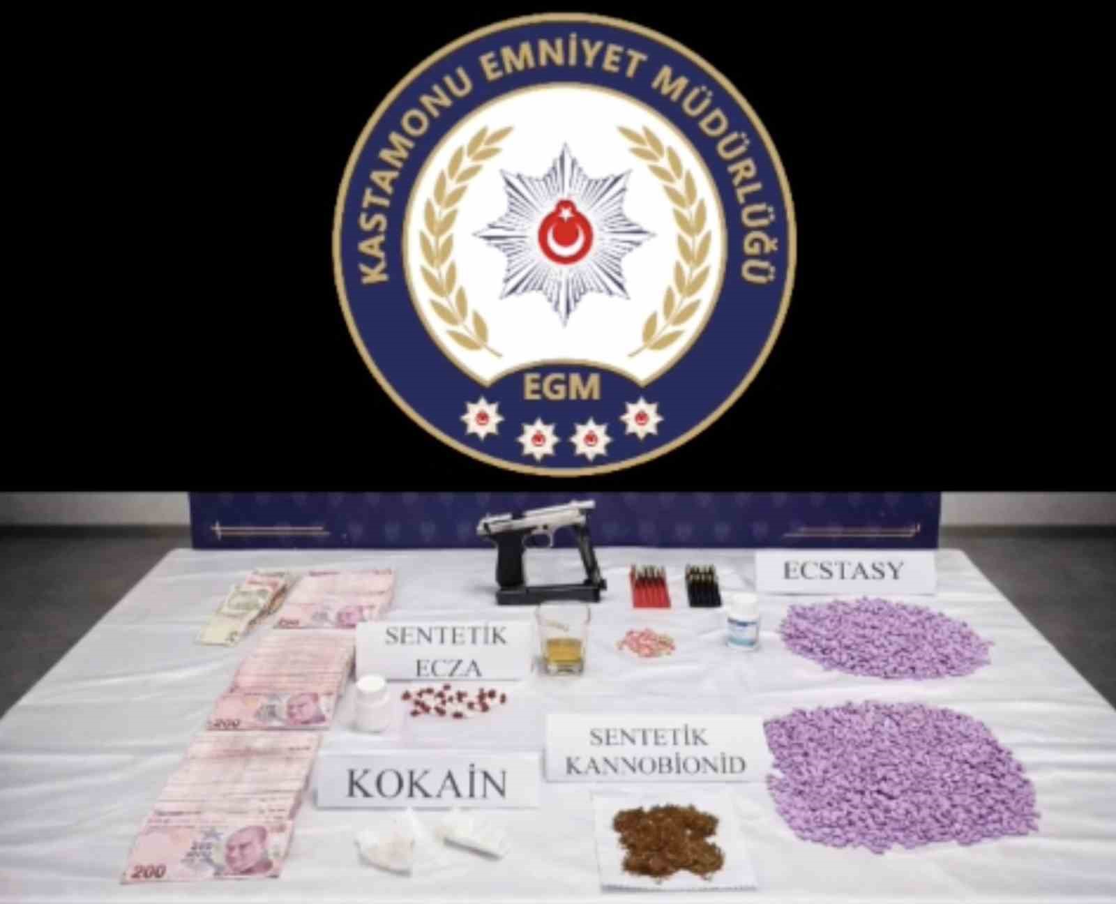 Kastamonu’daki uyuşturucu operasyonunda 1 şüpheli tutuklandı
