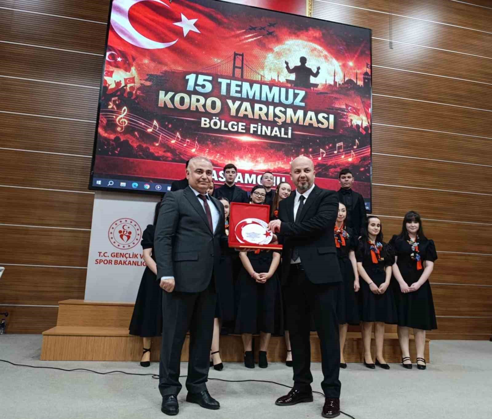 Kastamonulu öğrenciler koro yarışmasının bölge finalinde 1’inci oldu
