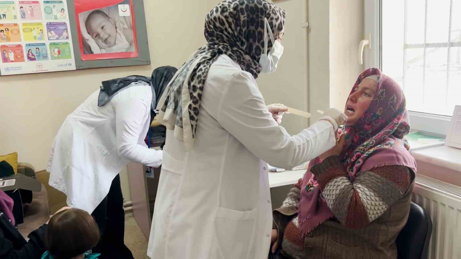 Kayırlı köyünde vatandaşlara mobil sağlık hizmeti
