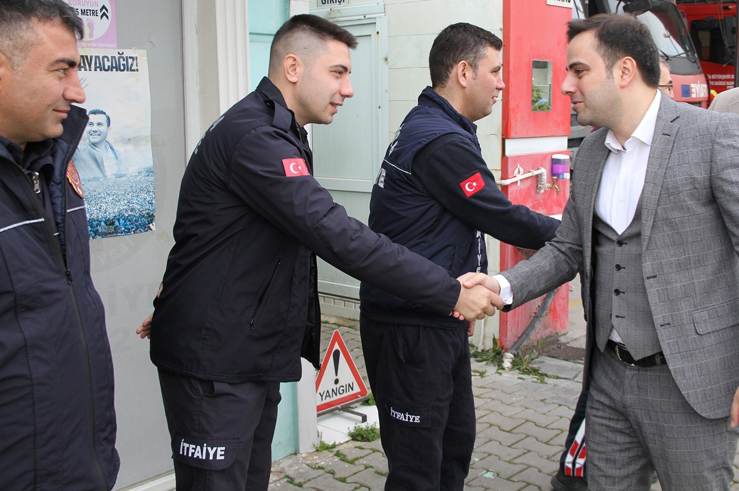 Kaymakam Altuntaş’tan kurumlara bayram ziyareti
