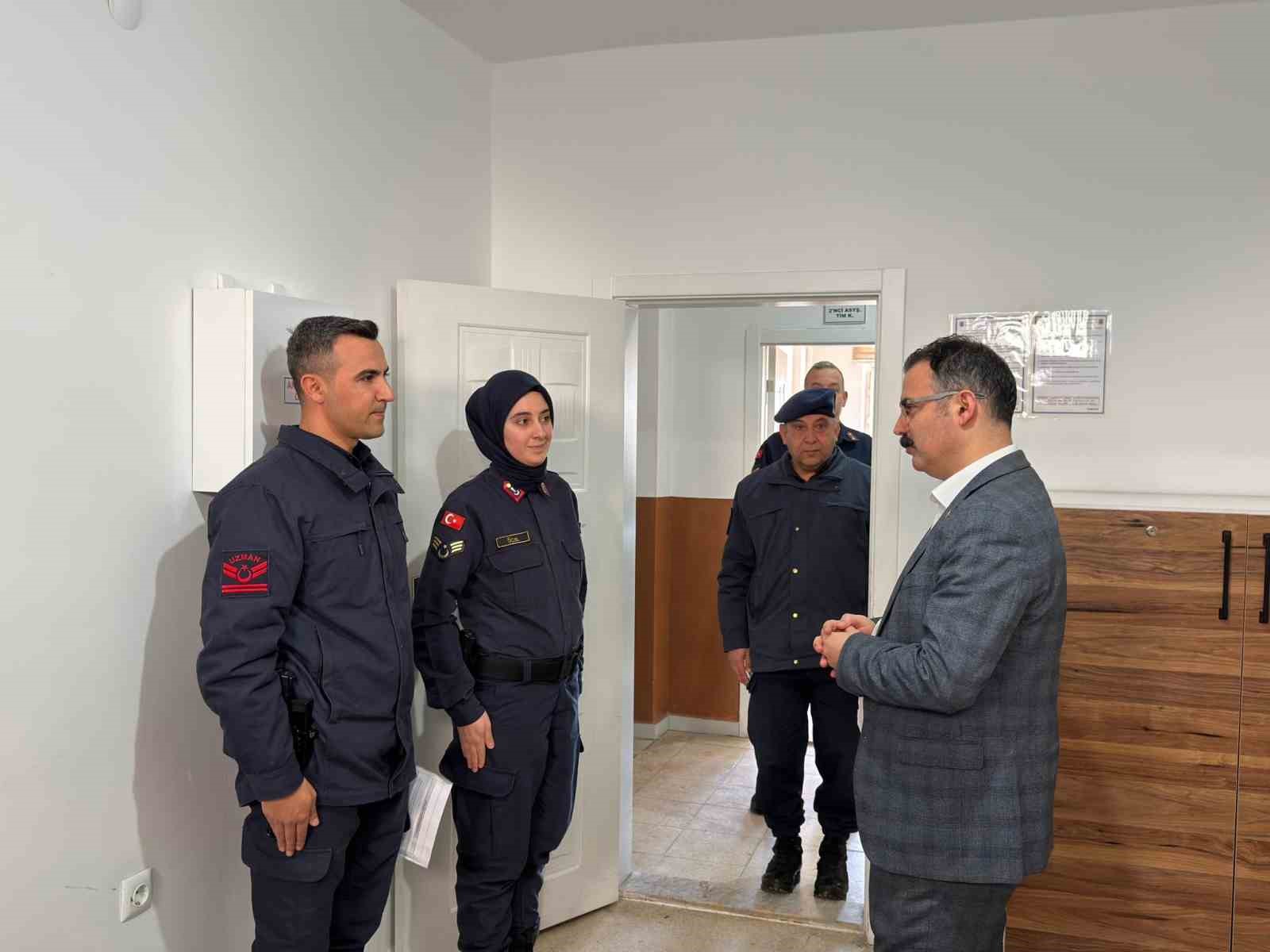 Kaymakam Ateş, İlçe Jandarma personeliyle buluştu
