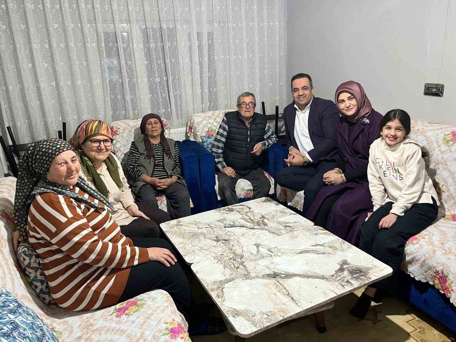 Kaymakam Dalak ve eşinden ramazan ziyaretleri
