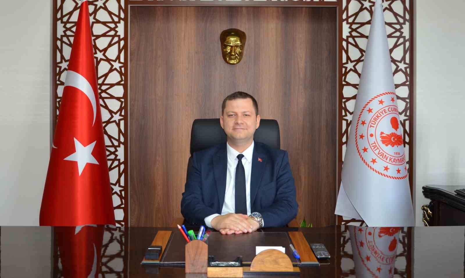 Kaymakam Demirer: "Tatvan’da güvenlik ve asayiş hizmetleri kararlılıkla sürdürülüyor"
