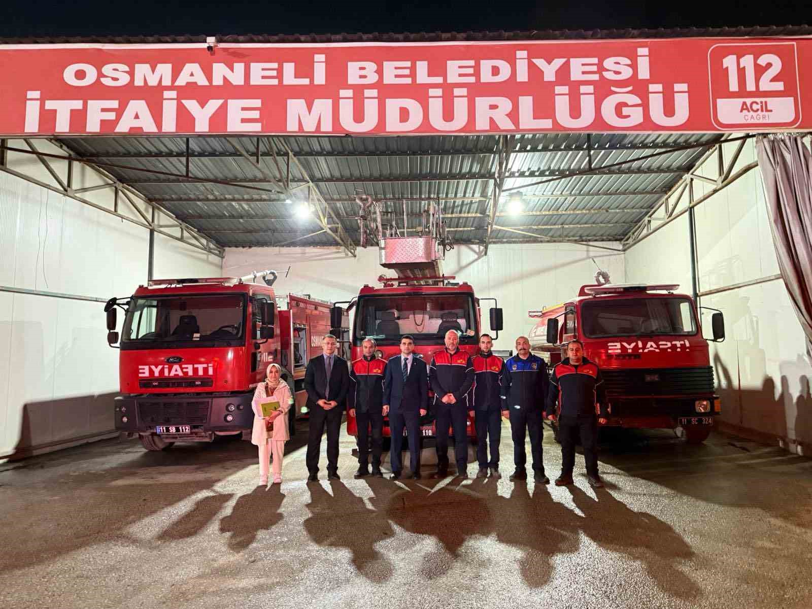 Kaymakam Kılıç itfaiye ve zabıta çalışmalarını inceledi
