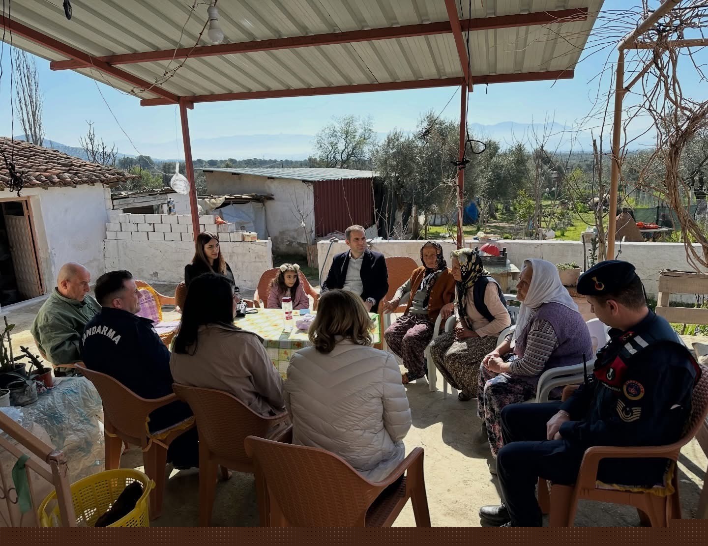 Kaymakam Murat Mete’den şehit annesine ziyaret
