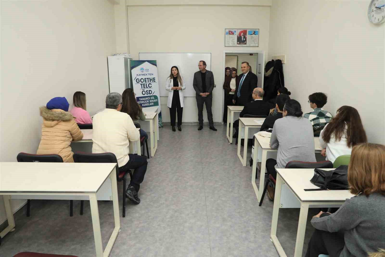 KAYMEK’te Almanca yeterlilik belgesi sahiplerini buldu
