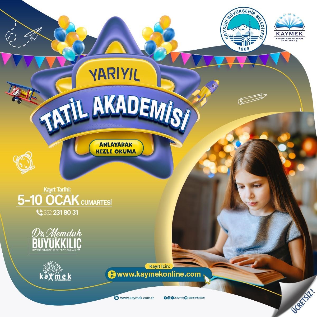 KAYMEK’ten yarıyıl tatil akademisi
