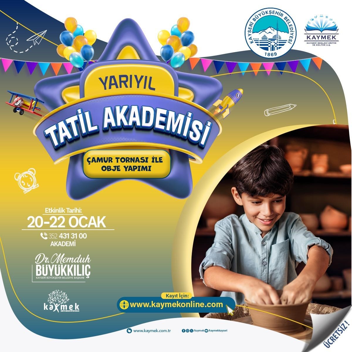 KAYMEK’ten yarıyıl tatil akademisi
