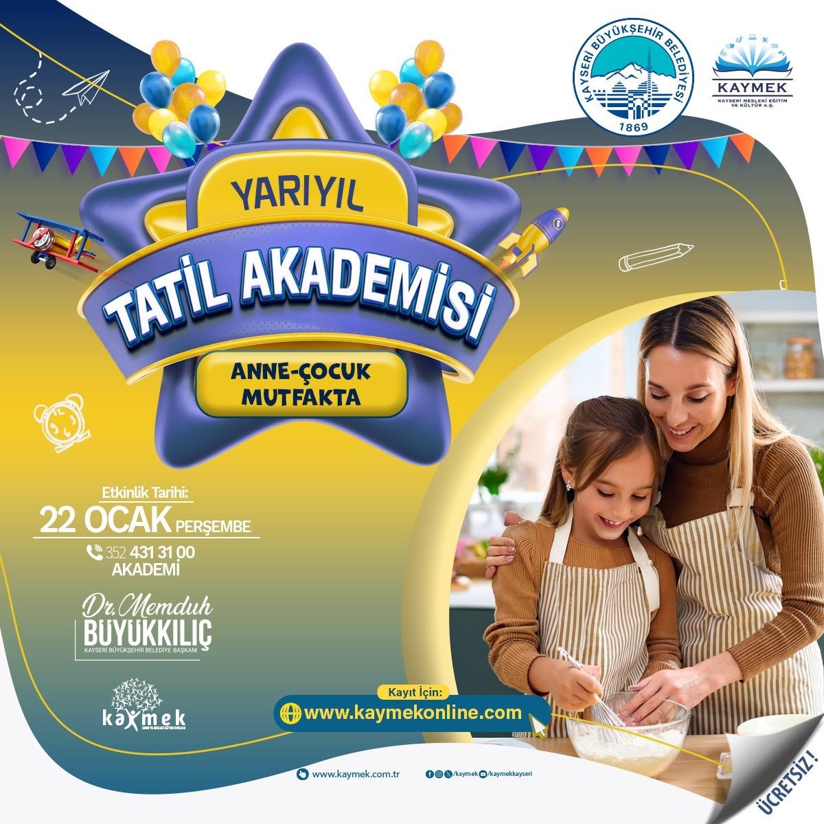 KAYMEK’ten yarıyıl tatil akademisi
