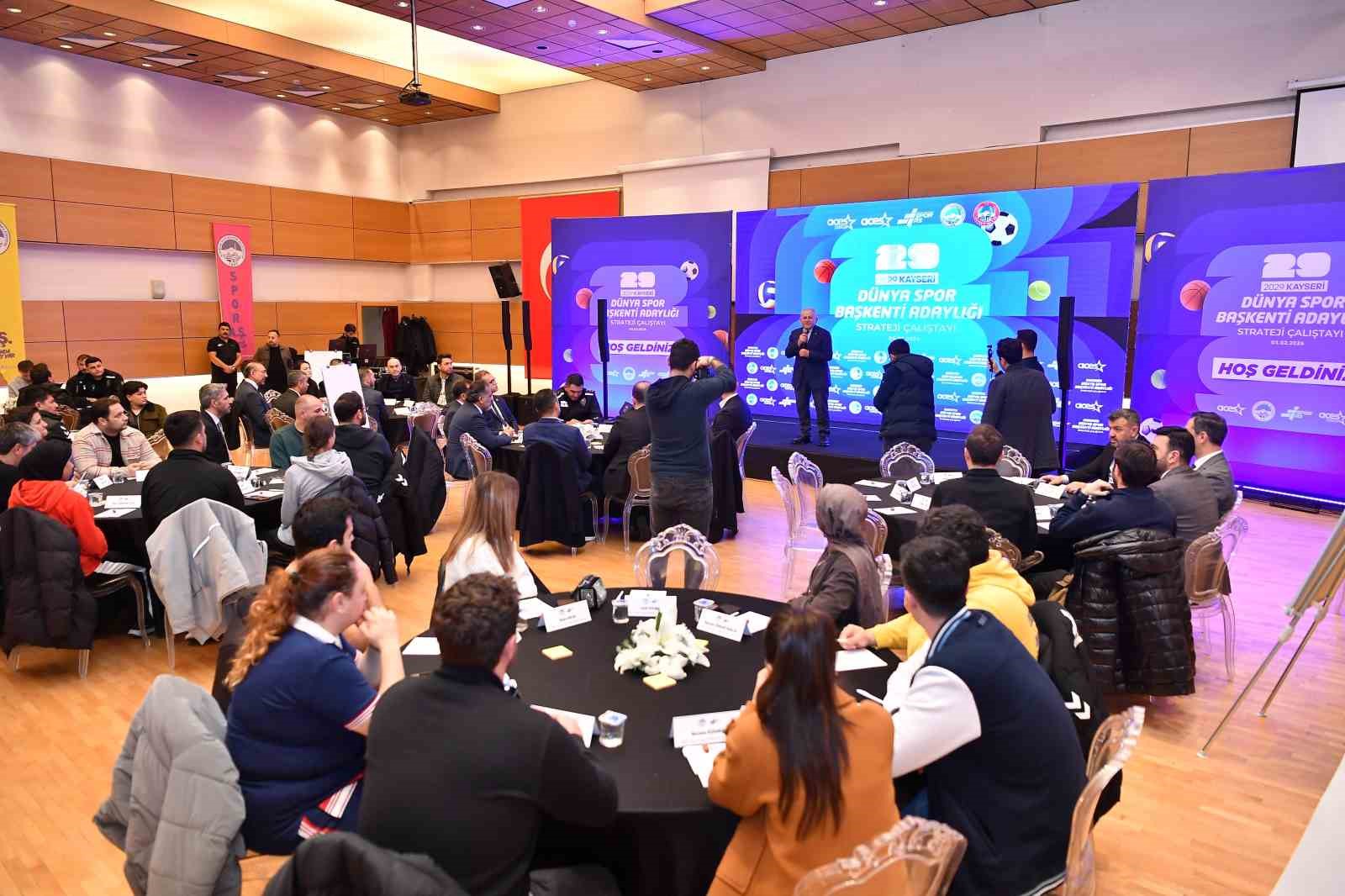 Kayseri; 2029 Dünya Spor Başkenti yolunda
