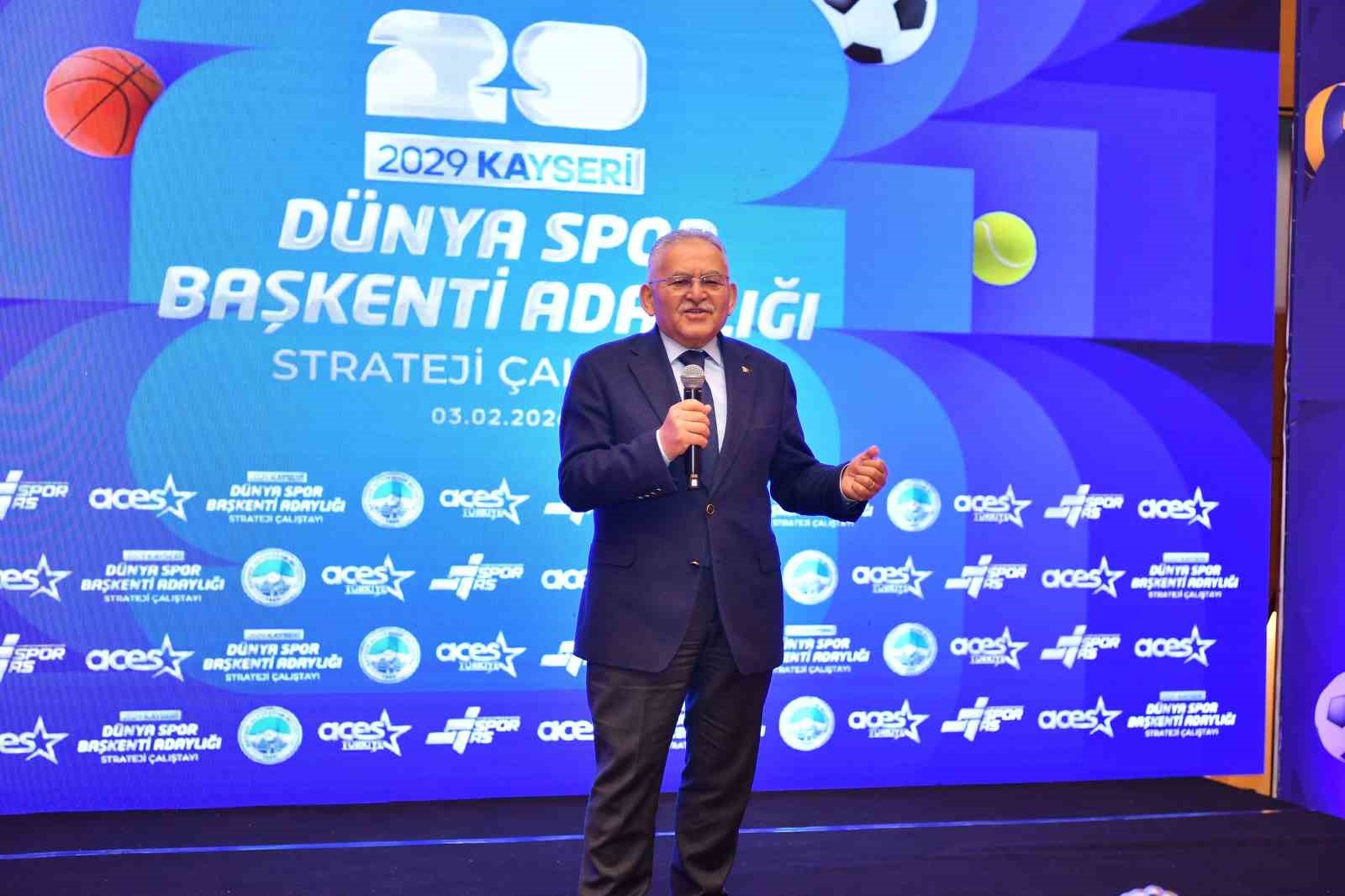 Kayseri; 2029 Dünya Spor Başkenti yolunda
