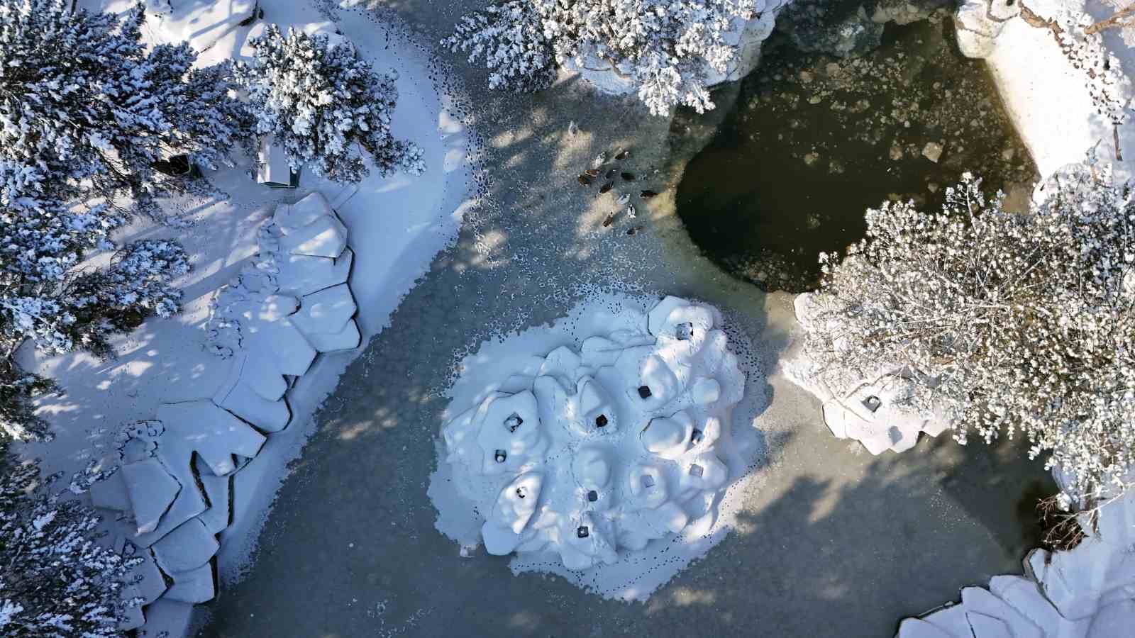 Kayseri buz tuttu: Termometreler eksi 14’ü gösterdi
