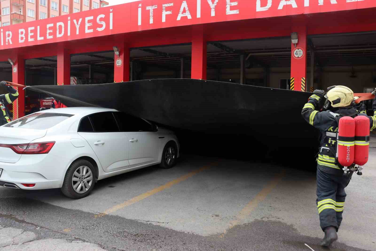 Kayseri itfaiyesi elektrikli araç yangınları için teyakkuzda

