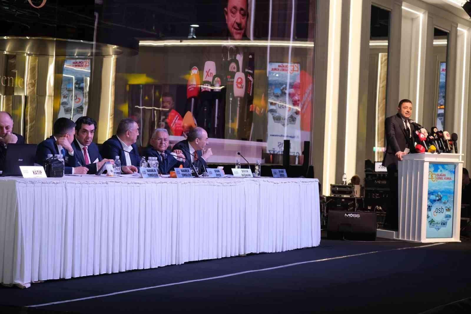 Kayseri OSB’de Mehmet Yalçın, yeniden başkan seçildi
Kayseri OSB’de Mehmet Yalçın, yeniden başkan seçildi