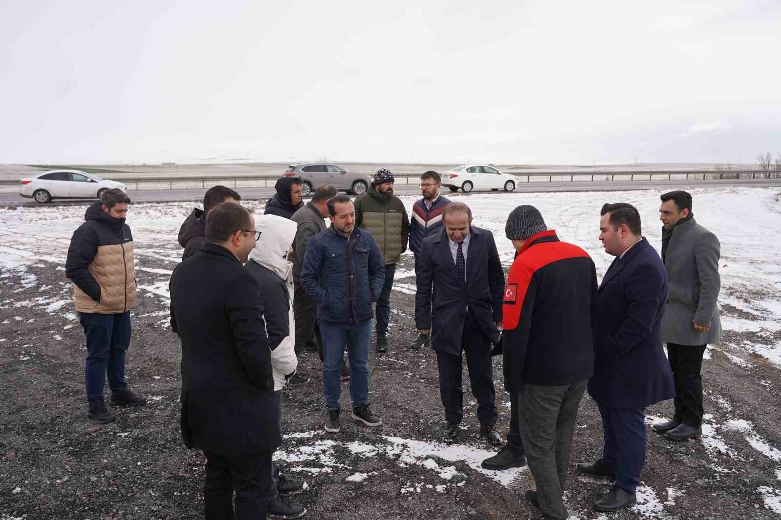 Kayseri OTB’de gece yarısı mesaisi ardından saha incelemesi
