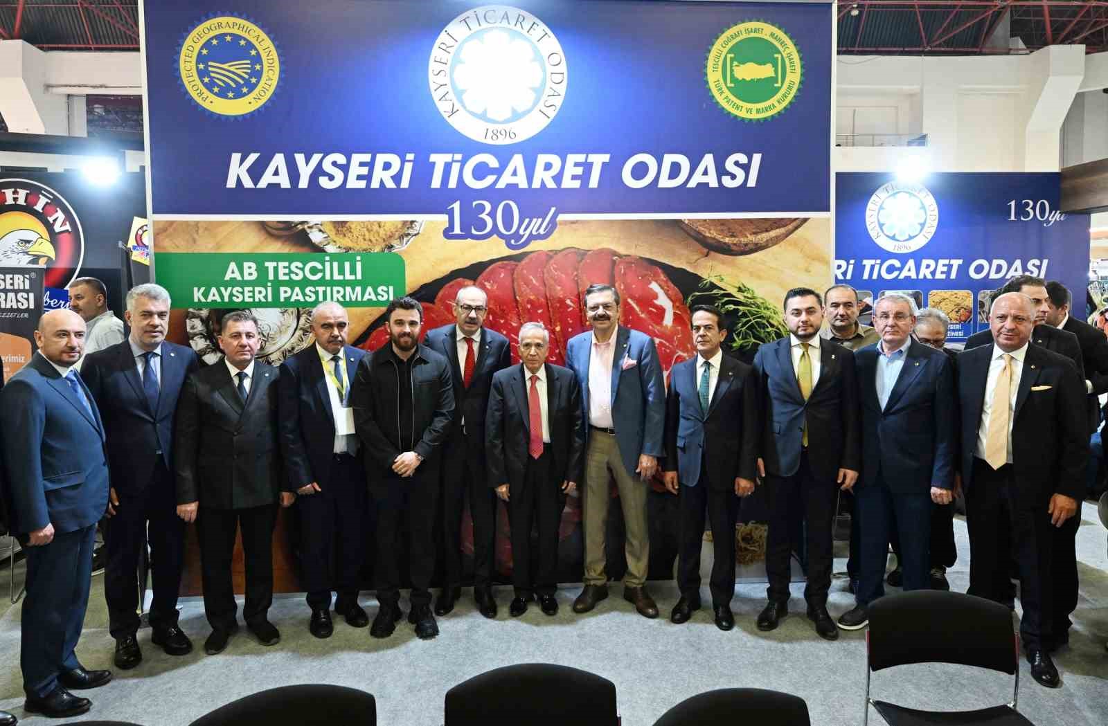 Kayseri pastırmasının Avrupa zafer, plaketle taçlandı
