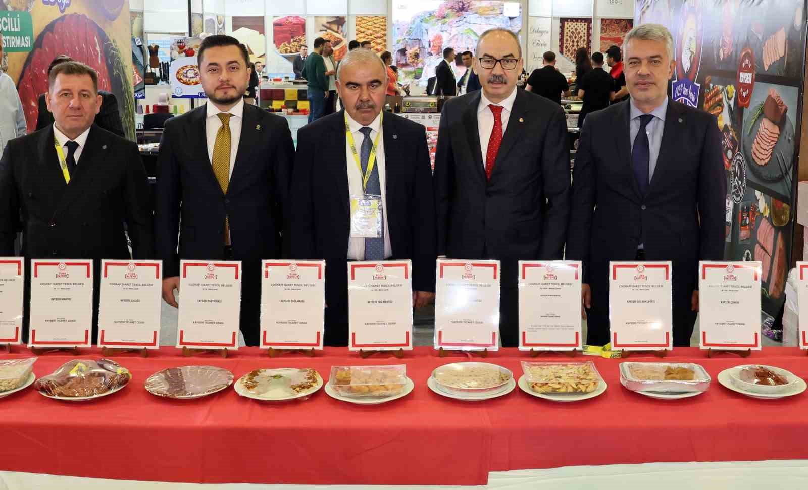 Kayseri pastırmasının Avrupa zafer, plaketle taçlandı
