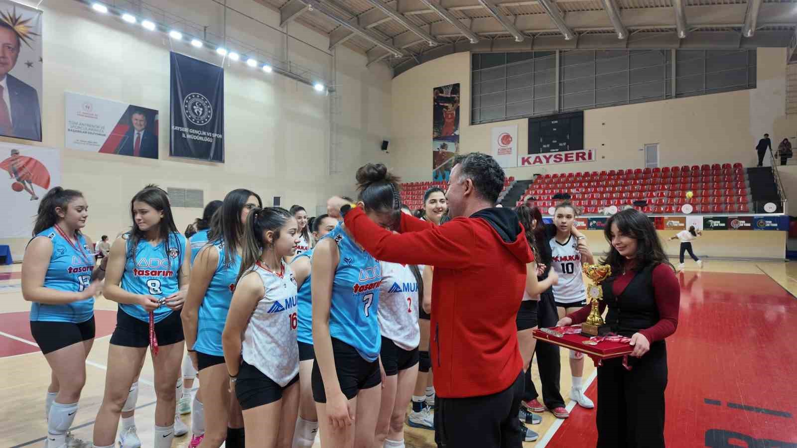 Kayseri Yıldız Kızlar Voleybol Süper Ligi tamamlandı
