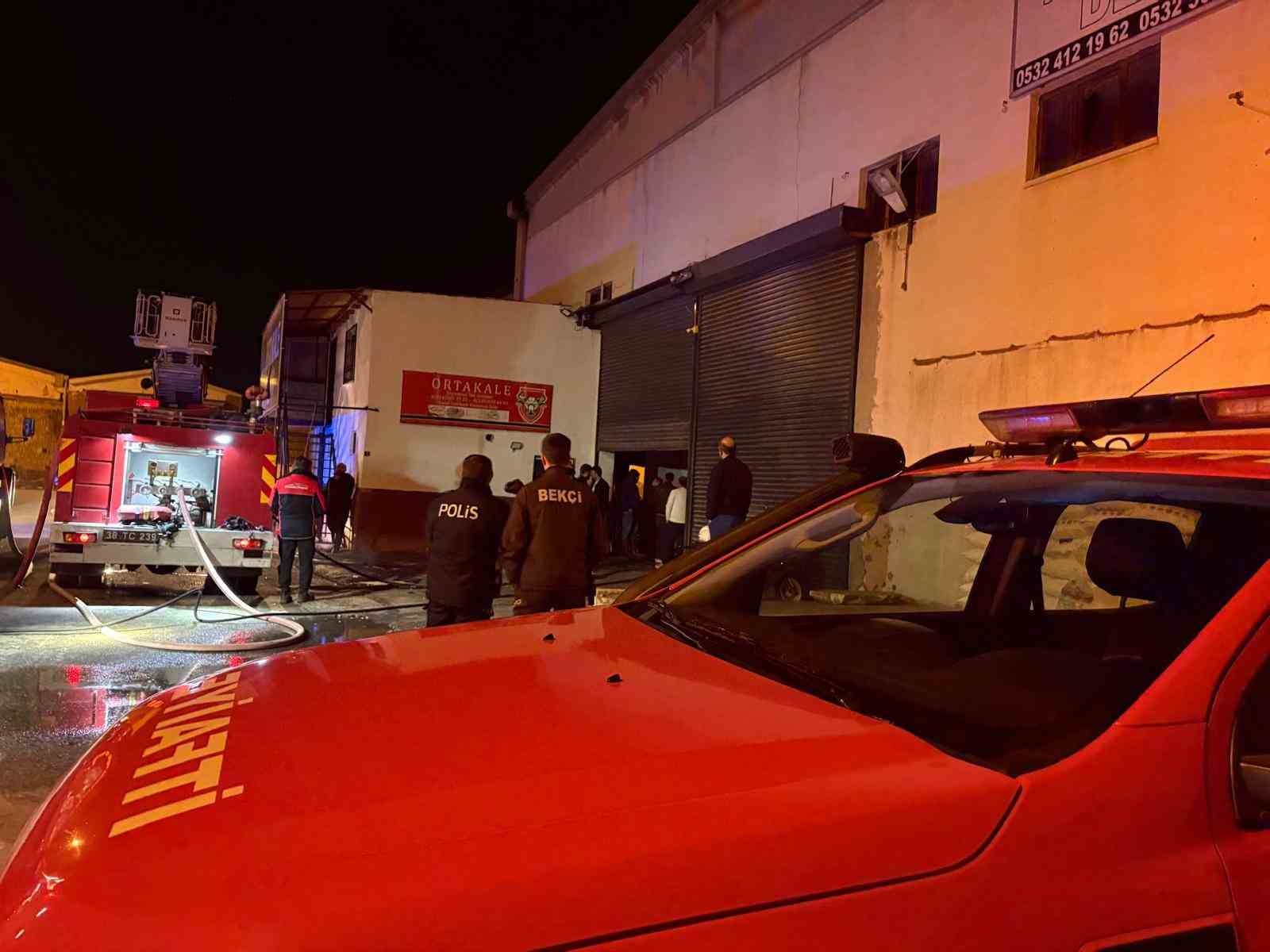 Kayseri’de hayvansal yan ürünler tesisinde yangın
