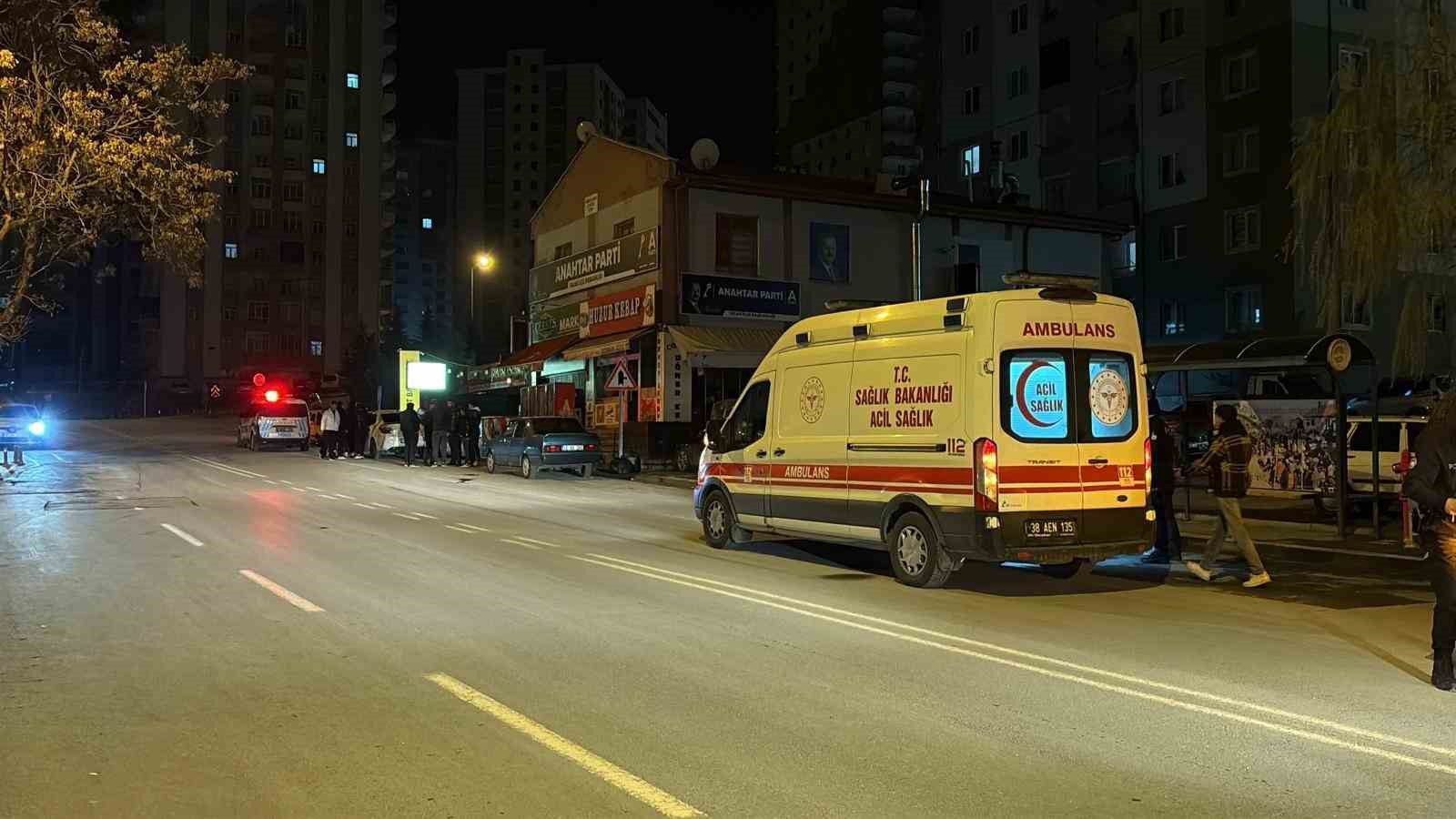 Kayseri’de iki grup arası bıçaklı kavga: 2 yaralı
