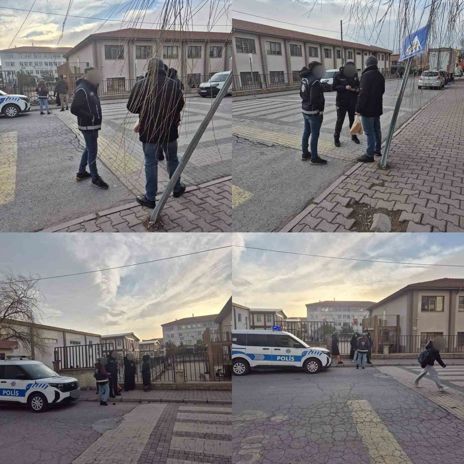 Kayseri’de okul çevrelerinde bin 486 şahıs sorgulandı
