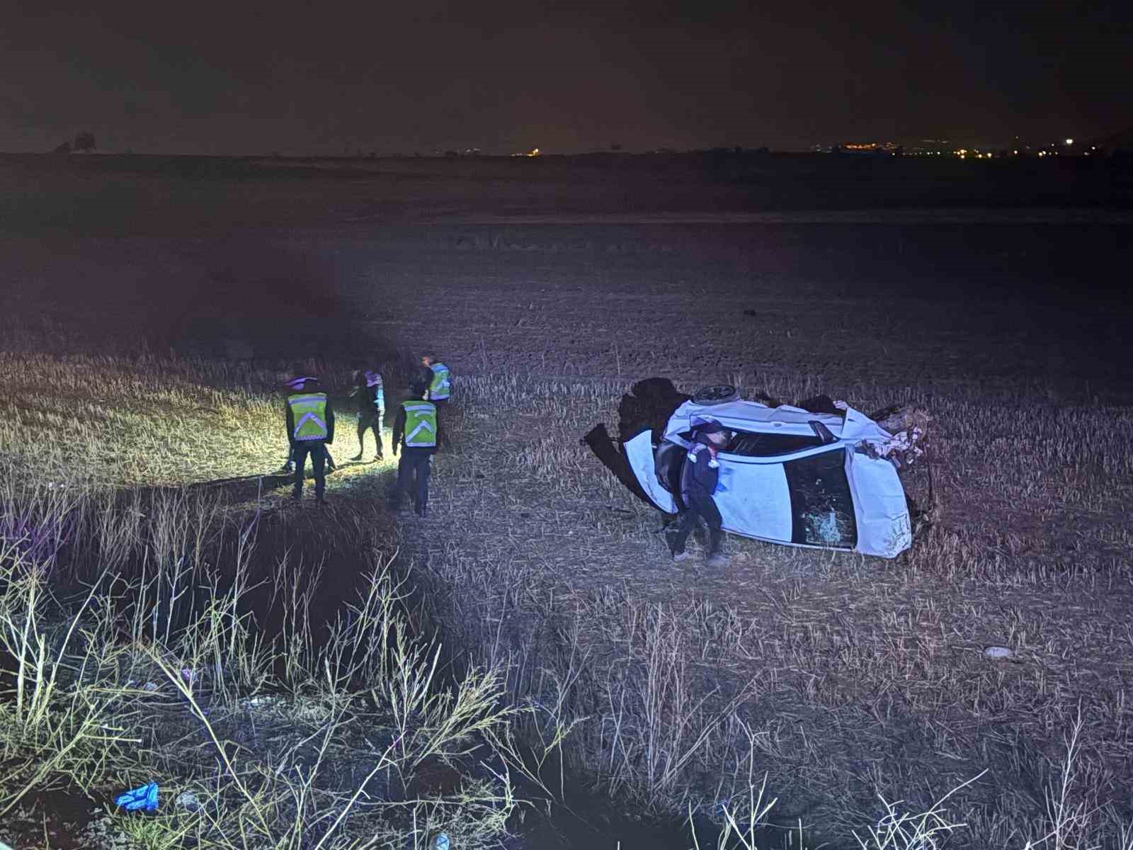 Kayseri’de otomobil şarampole yuvarlandı: 1 ölü, 1’i ağır 4 yaralı
