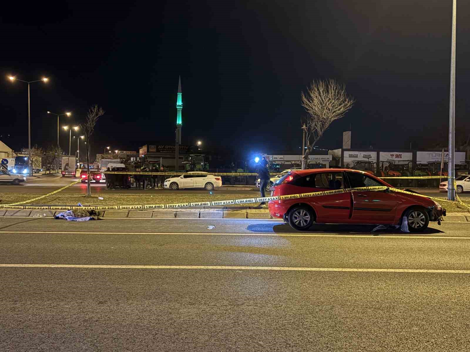 Kayseri’de otomobil yayaya çarptı: 1 ölü
