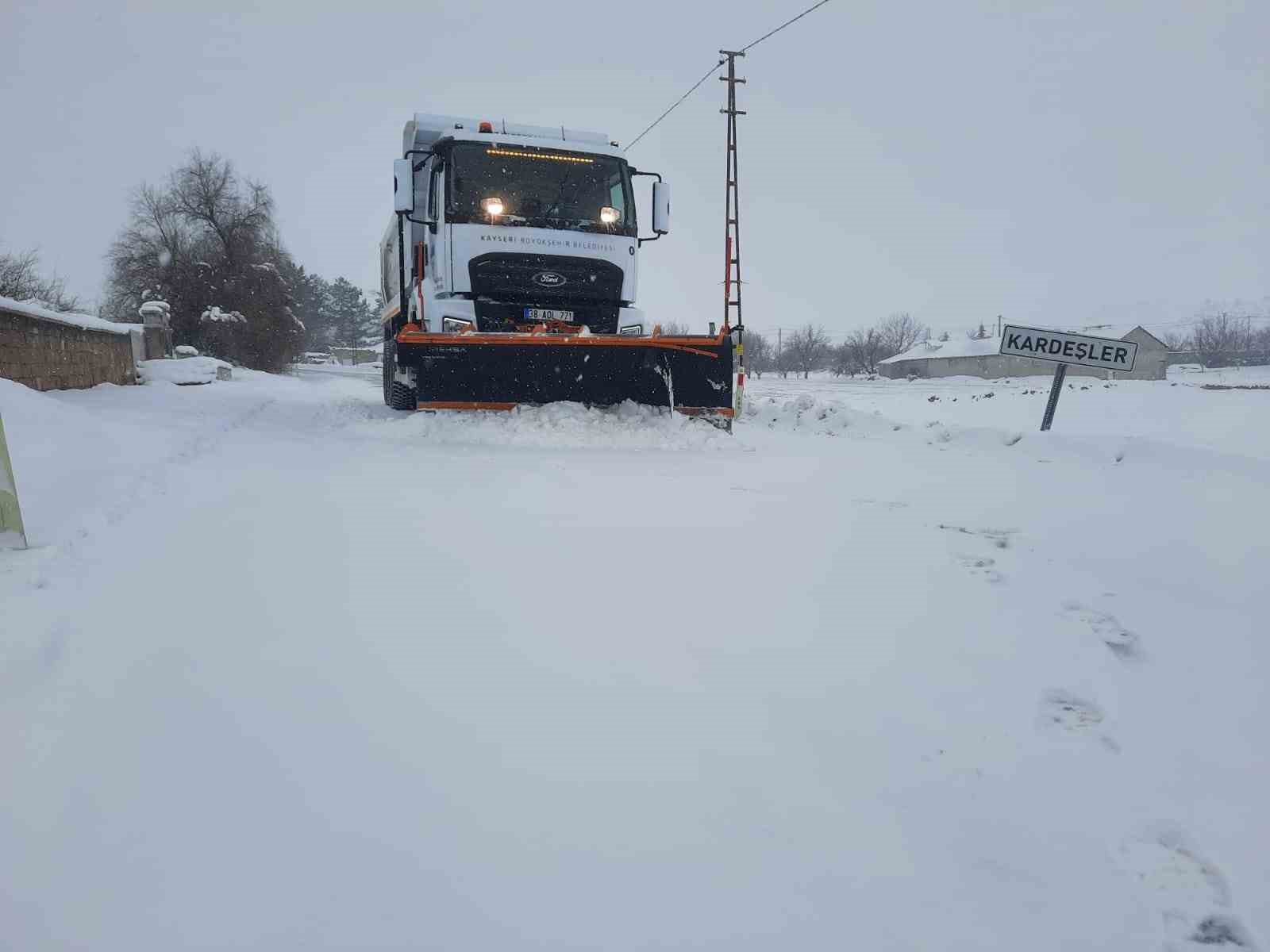 Kayseri’de ulaşıma kapalı yol yok
