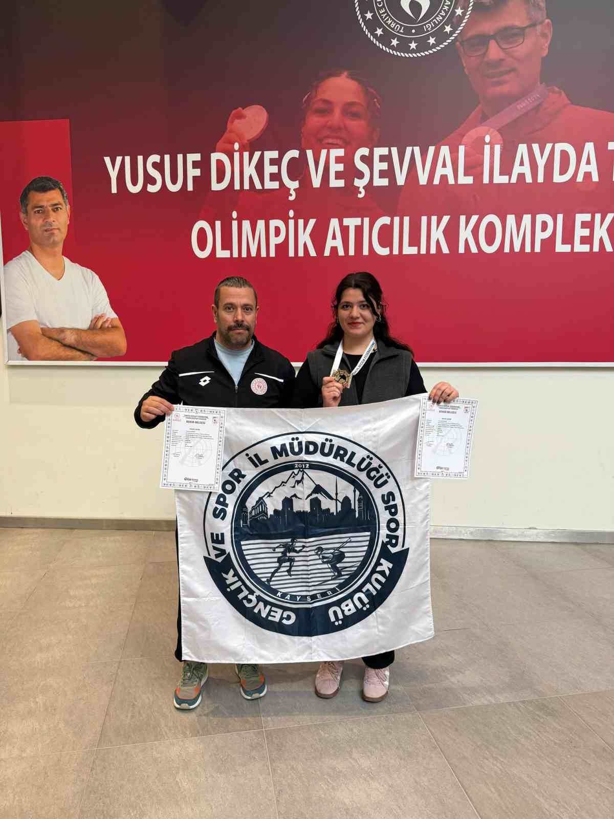 Kayserili sporcu Türkiye Şampiyonu oldu
